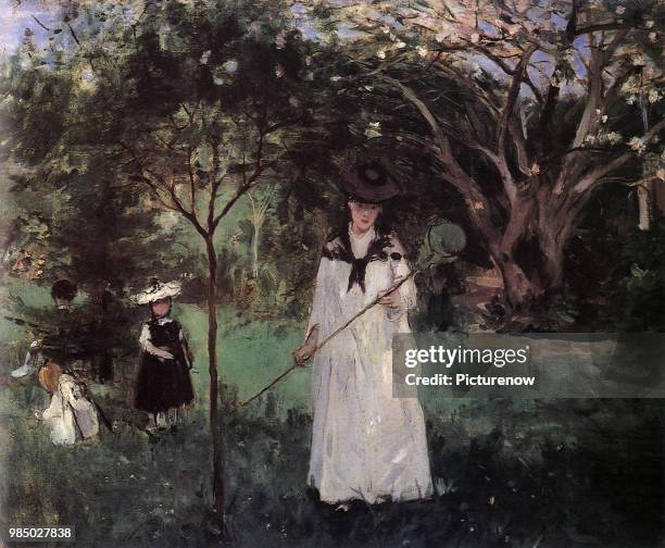 Chasing Butterflies, Morisot, Berthe.