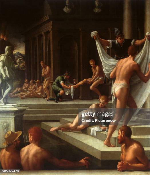 Baths of Pozzuoli, Macchietti, Girolamo.
