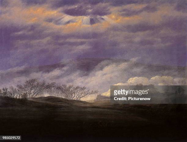 Mist in the Elbe Valley, Friedrich, Caspar David.