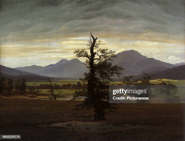 Solitary Tree, Friedrich, Caspar David.