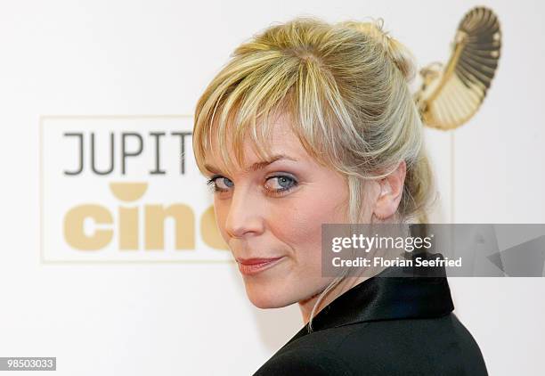 Actress Melanie Marschke attends the 'Jupiter Award 2010' at Puro Sky Lounge on April 16, 2010 in Berlin, Germany.