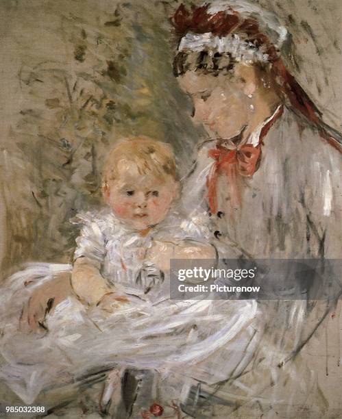 Julie with her Nurse, Morisot, Berthe.