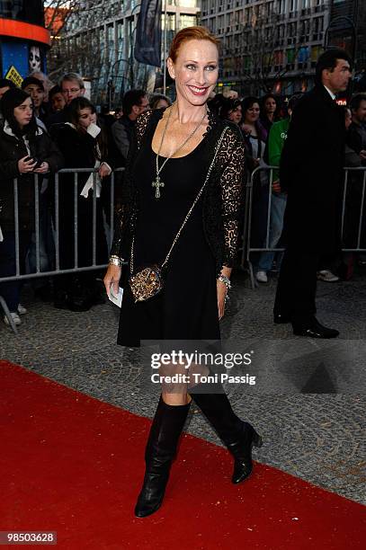 Actress Andrea Sawatzki attends the 'Jupiter Award' at Europacenter on April 16, 2010 in Berlin, Germany.