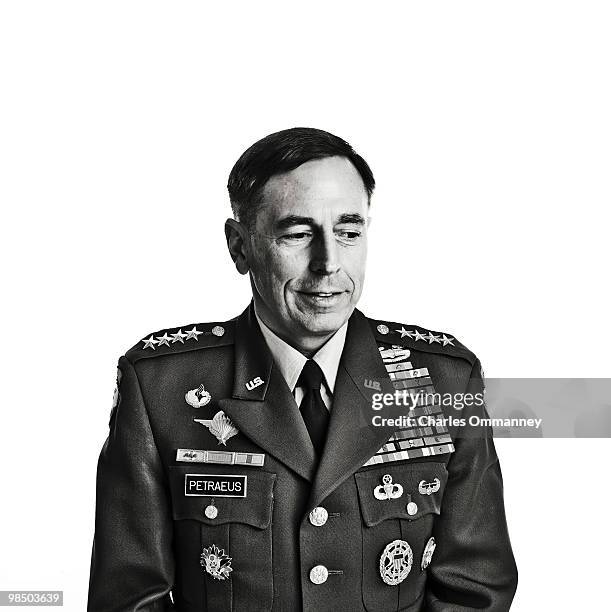 General David H. Petraeus at CENTCOM headquarters in Tampa, Florida, on December 8 photographed for Newsweek Magazine. Published image.