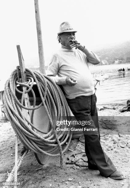 Henri Charriere 'Papillon', criminal and writer Costa Brava, Girona, Spain. .