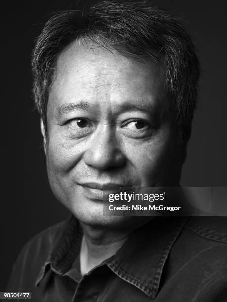 Film director Ang Lee at a portrait session in New York City on January 27, 2010 for DGA Quarterly Magazine.