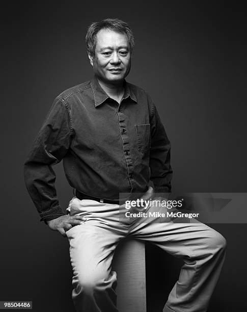 Film director Ang Lee at a portrait session in New York City on January 27, 2010 for DGA Quarterly Magazine.