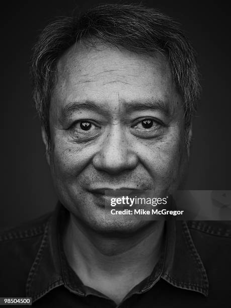 Film director Ang Lee at a portrait session in New York City on January 27, 2010 for DGA Quarterly Magazine.