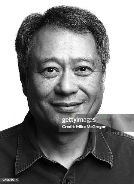 Film director Ang Lee at a portrait session in New York City on January 27, 2010 for DGA Quarterly Magazine.