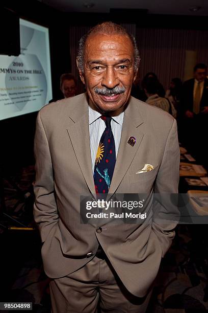 Congressman Charles Rangel attends the GRAMMYs on the Hill awards at The Liaison Capitol Hill Hotel on April 14, 2010 in Washington, DC.