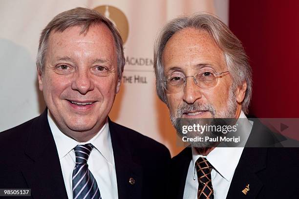 Honoree Sen. Dick Durbin and Neil Portnow, Recording Academy Preseident and CEO, at the GRAMMYs on the Hill awards at The Liaison Capitol Hill Hotel...