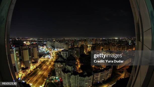 night kiev - dudar stock pictures, royalty-free photos & images