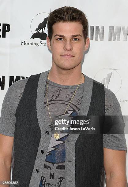 Actor Greg Finley attends the premiere of "In My Sleep" at ArcLight Cinemas on April 15, 2010 in Hollywood, California.