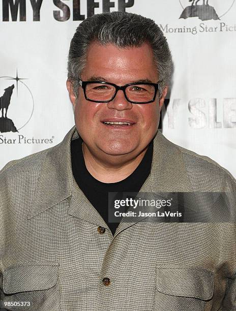 Actor Michael Badalucco attends the premiere of "In My Sleep" at ArcLight Cinemas on April 15, 2010 in Hollywood, California.