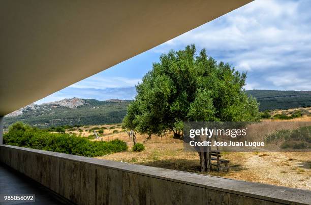 ventana a la naturaleza (i) - baelo claudia stock-fotos und bilder