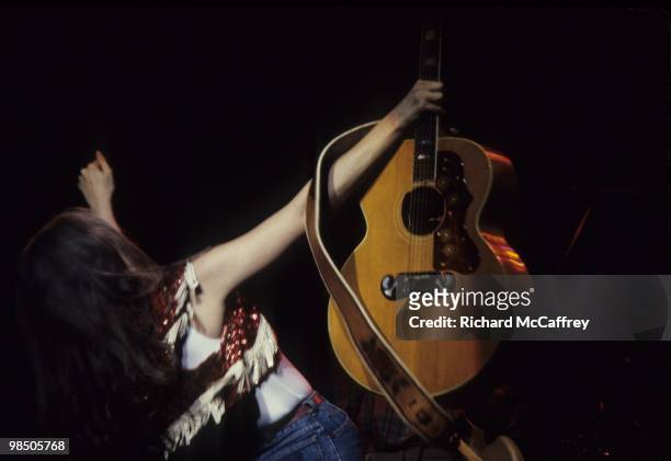 Emmylou Harris performs live at The San Francisco Civic Auditorium 1979 in San Francisco, California.