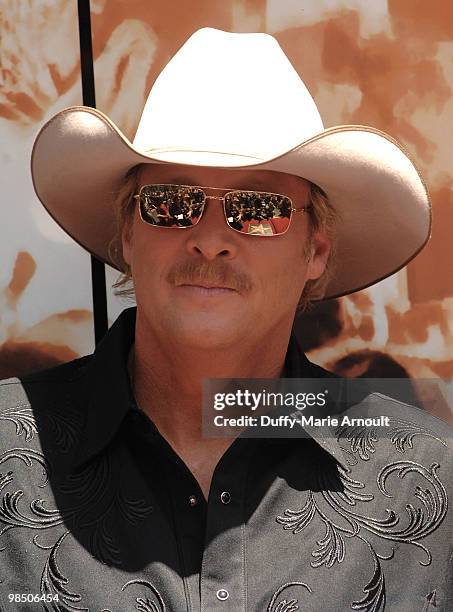 Country Singer Alan Jackson is honored with a star on the Hollywood Walk Of Fame on April 16, 2010 in Hollywood, California.