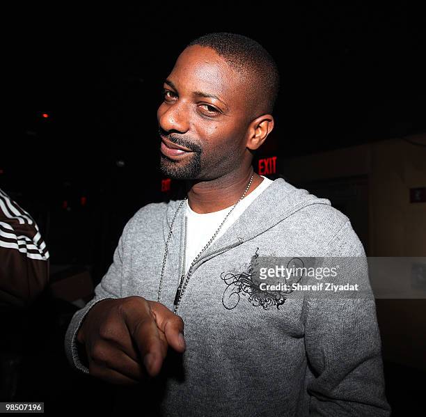 Dj Irie visits M2 Ultra Lounge on April 16, 2010 in New York City.