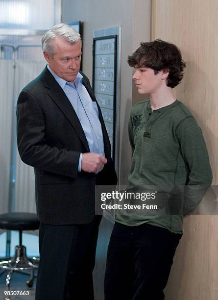 Jerry verDorn and Eddie Alderson in a scene that airs the week of April 5, 2010 on Disney General Entertainment Content via Getty Images Daytime's...