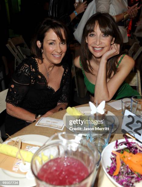 Actresses Patricia Heaton and Illeana Douglas attend the Children Mending Hearts 3rd Annual "Peace Please" Gala held at The Music Box at the Fonda...