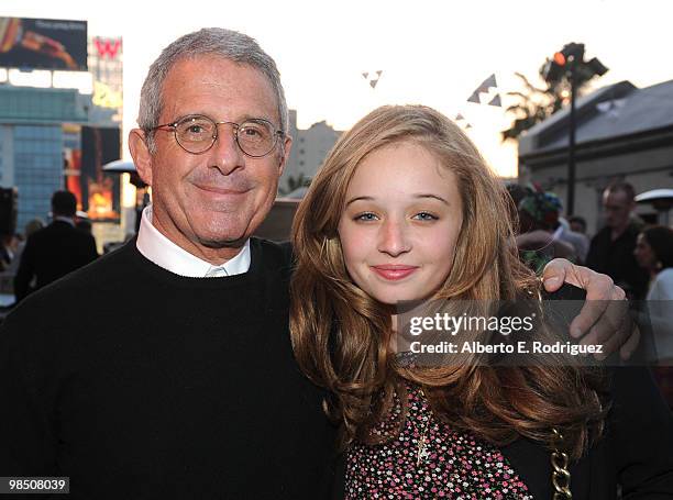 Universal Studios president and COO Ron Meyer and daughter Carson Meyer attend the Children Mending Hearts 3rd Annual "Peace Please" Gala held at The...