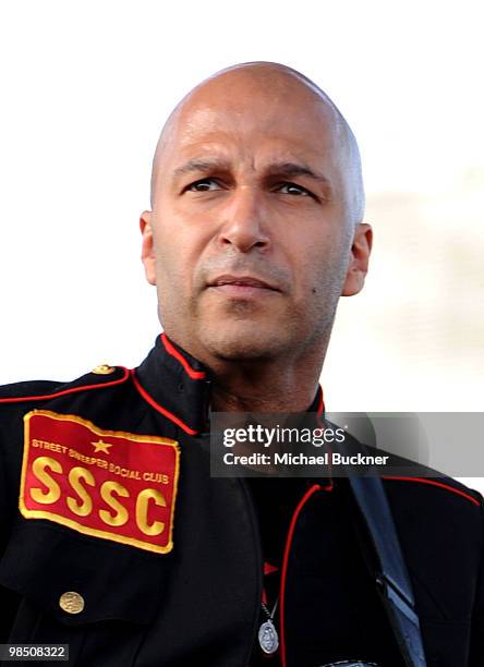 Musician Tom Morello of Street Sweeper Social Club performs during Day 1 of the Coachella Valley Music & Art Festival 2010 held at the Empire Polo...