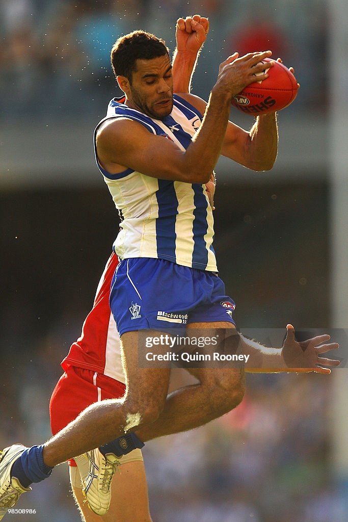 AFL Rd 4 - Kangaroos v Swans