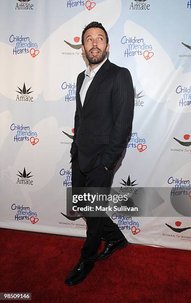 Actor Ben Affleck attends Children Mending Hearts Third Annual Peace Please Gala the Music Box Theatre on April 16, 2010 in Hollywood, California.