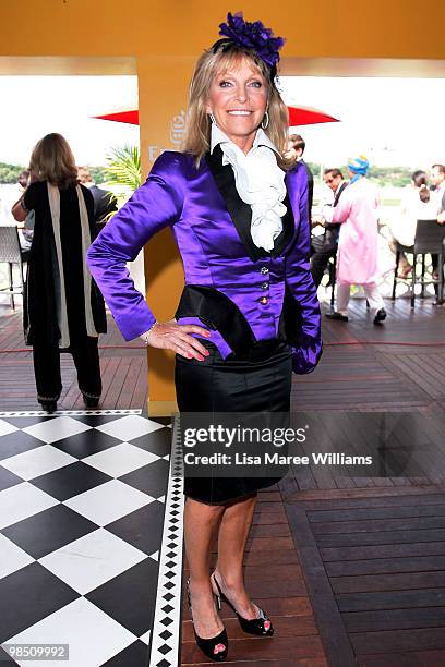 Bonnie Lythgoe attends the Emirates marquee on Doncaster Day at Royal Randwick Racecourse on April 17, 2010 in Sydney, Australia.