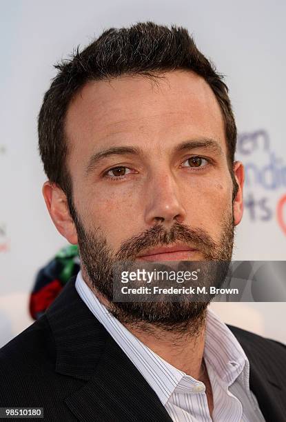 Actor Ben Affleck attends the Children's Mending Hearst Third annual "Peace Please" gala at The Music Box at the Fonda Hollywood on April 16, 2010 in...