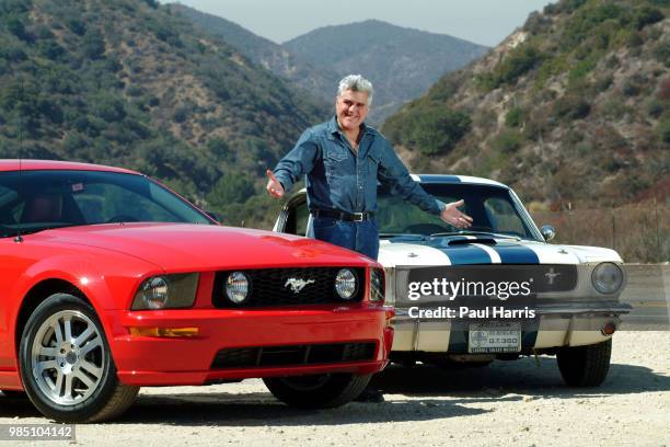 Jay Leno road tests a 2005 Shelby Mustang GT for a British newspaper. He compared the car with a classic Shelby Mustang he owns, a 1965 Shelby Coupe...