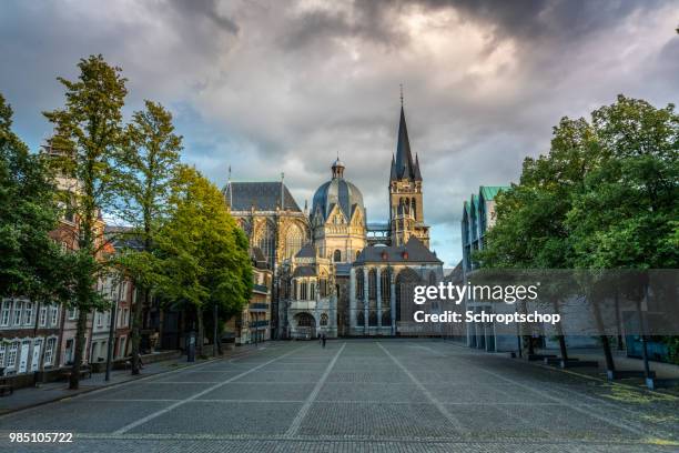 aachen cathedral in germany - aachen 2018 stock pictures, royalty-free photos & images