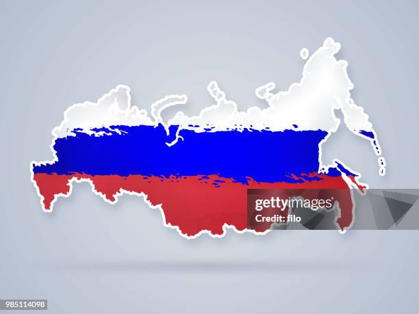 russia - russian flag stock illustrations