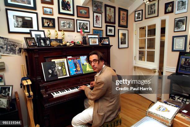 Andy Garcia a Cuban-born actor photographed in his former home which he now uses as his office. The "Ocean's 12" actor's latest project is "The Lost...