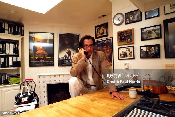 Andy Garcia a Cuban-born actor photographed in his former home which he now uses as his office. The "Ocean's 12" actor's latest project is "The Lost...