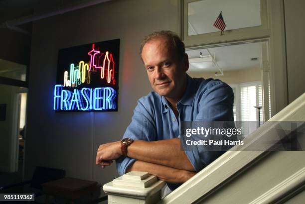 Kelsey Grammar, famous for his role as Frasier photographed June 9, 2005 in the Lucy Bungalow, his office on the Paramount Studios lot, Los Angeles,...