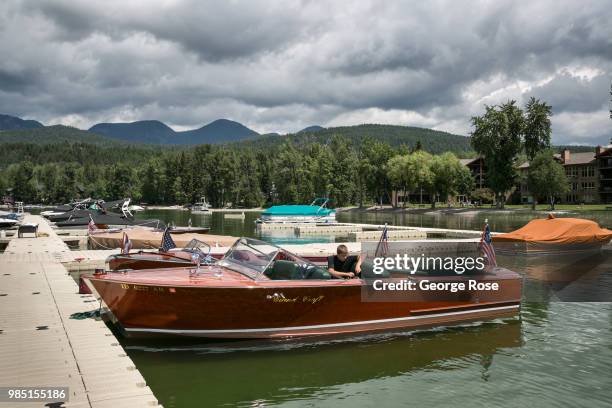 The annual Whitefish "Woody" Weekend, hosted by the Big Sky Chapter of the Antique and Classic Boat Society, is viewed on June 22 in Whitefish,...