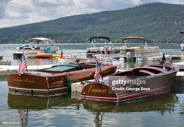 The annual Whitefish "Woody" Weekend, hosted by the Big Sky Chapter of the Antique and Classic Boat Society, is viewed on June 22 in Whitefish,...