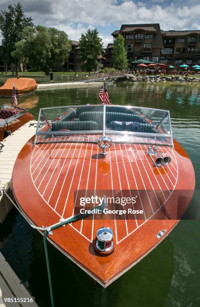 The annual Whitefish "Woody" Weekend, hosted by the Big Sky Chapter of the Antique and Classic Boat Society, is viewed on June 22 in Whitefish,...