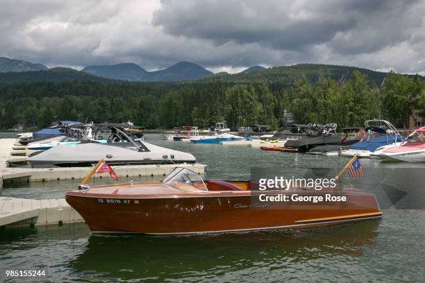 The annual Whitefish "Woody" Weekend, hosted by the Big Sky Chapter of the Antique and Classic Boat Society, is viewed on June 22 in Whitefish,...