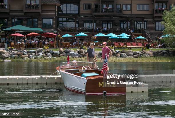 The annual Whitefish "Woody" Weekend hosted by the Big Sky Chapter of the Antique and Classic Boat Society is viewed on June 22 in Whitefish,...