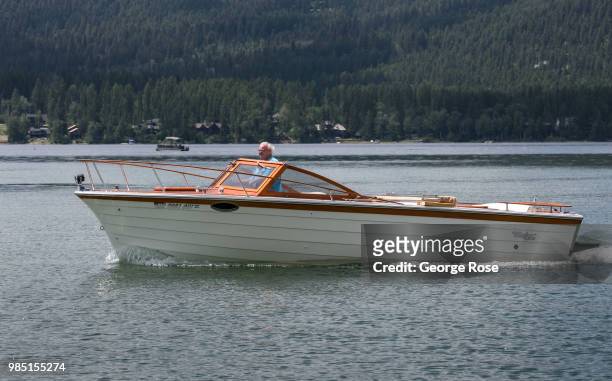 The annual Whitefish "Woody" Weekend hosted by the Big Sky Chapter of the Antique and Classic Boat Society is viewed on June 22 in Whitefish,...