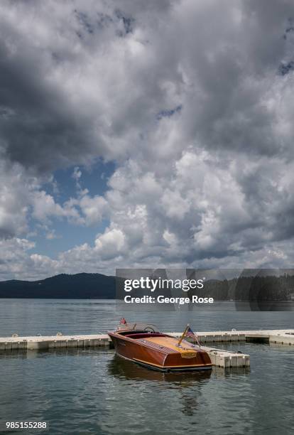 The annual Whitefish "Woody" Weekend hosted by the Big Sky Chapter of the Antique and Classic Boat Society is viewed on June 22 in Whitefish,...