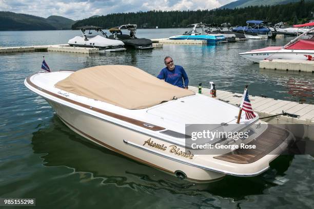 The annual Whitefish "Woody" Weekend hosted by the Big Sky Chapter of the Antique and Classic Boat Society is viewed on June 22 in Whitefish,...