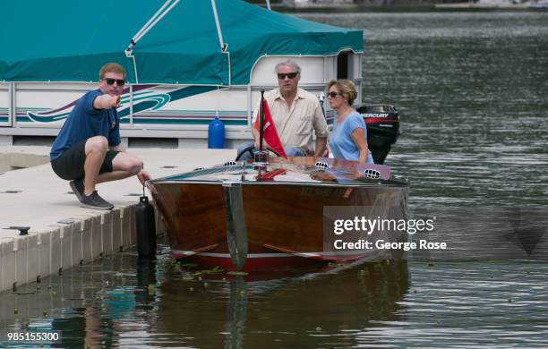 The annual Whitefish "Woody" Weekend hosted by the Big Sky Chapter of the Antique and Classic Boat Society is viewed on June 22 in Whitefish,...