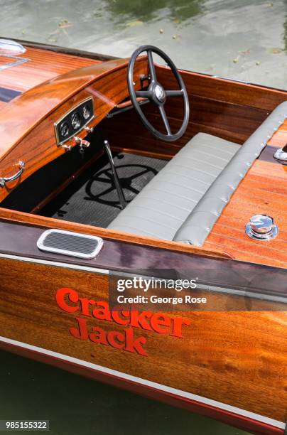 The annual Whitefish "Woody" Weekend hosted by the Big Sky Chapter of the Antique and Classic Boat Society is viewed on June 22 in Whitefish,...