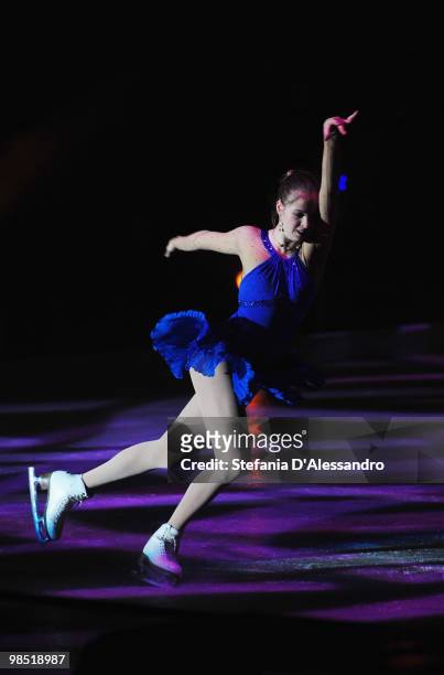 Carolina Kostner performs during 'Winx On Ice' on April 17, 2010 in Milan, Italy.