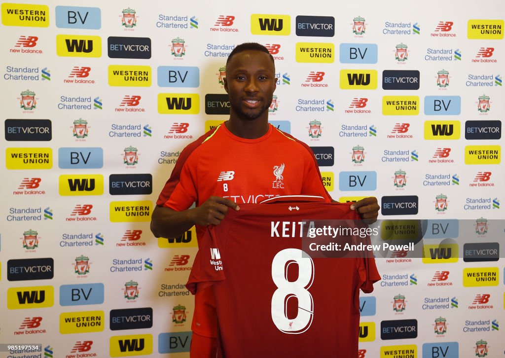 Liverpool Unveil New Signing Naby Keita
