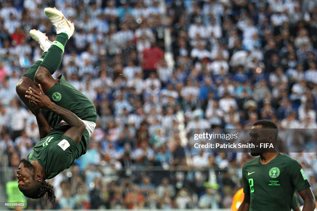 Nigeria v Argentina: Group D - 2018 FIFA World Cup Russia