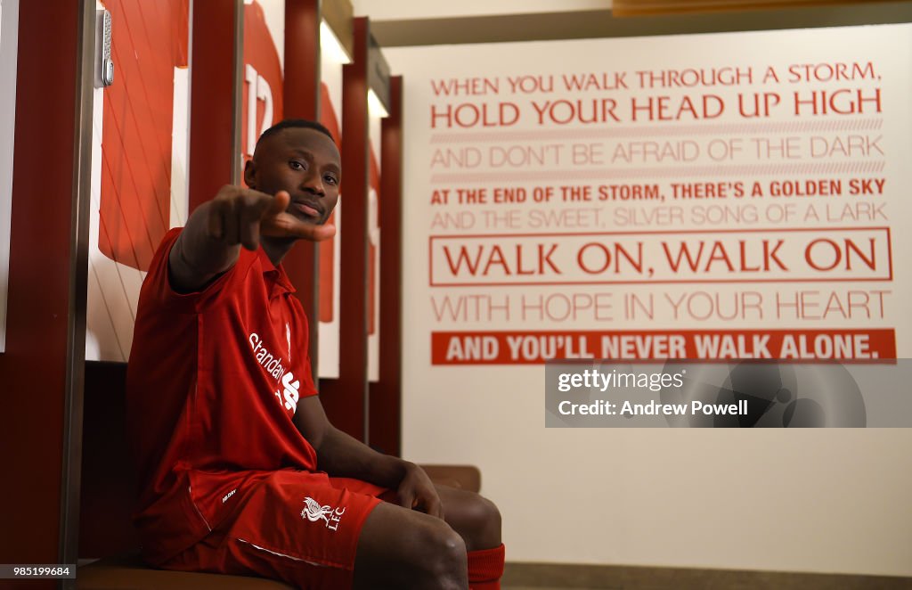 Liverpool Unveil New Signing Naby Keita
